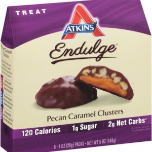 Atkins Endulge Pecan Caramel Clusters  5 Packs (140gm)