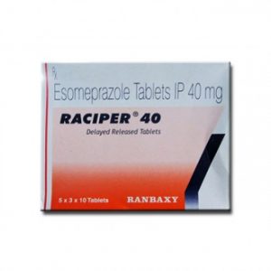 RACIPER 40 mg TABLET-15 tablets -RANBAXY LABORATORIES