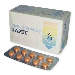 DAZIT 5 mg TABLET-10 tablets -SUN PHARMA LABORATORIES