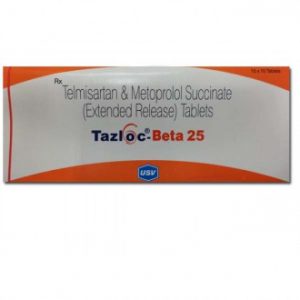 TAZLOC BETA 25 mg TABLET