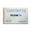 TECZINE 10mg TABLET-15 tablets -RANBAXY LABORATORIES