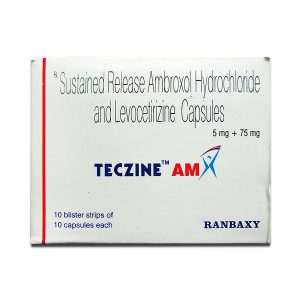 TECZINE AM CAPSULE-10 capsules -RANBAXY LABORATORIES