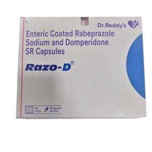 RAZO D 30 mg/20 mg CAPSULE-15 capsules -Dr REDDY's LABS