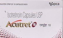 ACUTRET 10 mg CAPSULE-10 capsules -Ipca Laboratories