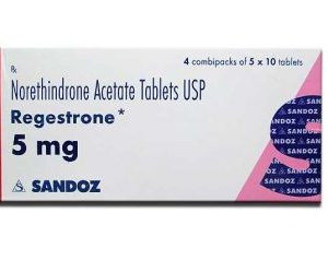 REGESTRONE 5 mg TABLET-10 tablets -Novartis India