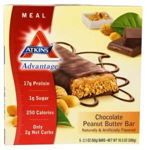 Atkins Meal Bar Chocolate Peanut Butter    5 Bars (60gm each)